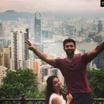 Shanthanu Bhagyaraj Instagram – #Throwback Episode 2 😍
#HKDiaries 
On top of the world 😉☺️ Hong Kong