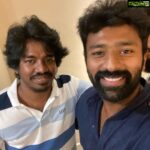 Shanthanu Bhagyaraj Instagram - About last night 😍 Thanking our strongest pillars for being our backbone Our #Thangams - #Jeeva & #Malini Our writer #ShanKaruppusamy Our music director @prabhakaranjustin and the entire direction & technical crew behind #Thangam 😍