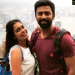 Shanthanu Bhagyaraj Instagram – #Throwback Episode 2 😍
#HKDiaries 
On top of the world 😉☺️ Hong Kong