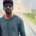 Shanthanu Bhagyaraj Instagram - Throwback to Delhi shoot time😍 Travelling to the Taj Mahal😍