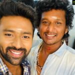 Shanthanu Bhagyaraj Instagram - #Master Thank you Dir #Lokesh & direction team for this wonderful memory 💛 thank you #Vijayanna #XavierBritto sir #LalitSevenScr sir & @jagadishbliss darling for this opportunity 💛🙏🏻 இனி வரும் காலம் .. வசந்த காலம் 💛 Coming soon to U Makkaley...💛💪🏻