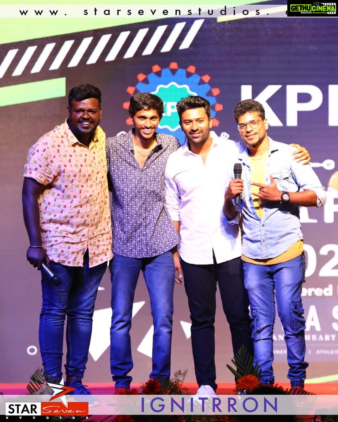 Shanthanu Bhagyaraj Instagram - Had a super time at @ignitrron_kpriet 2020 #KPR college #coimbatore 💛 A warm welcome from students is always a pleasure and they were a fantastic bunch 🔥💛 Thank you for the love guys and thanks for the pics @star_seven_studios 👍🏻😊