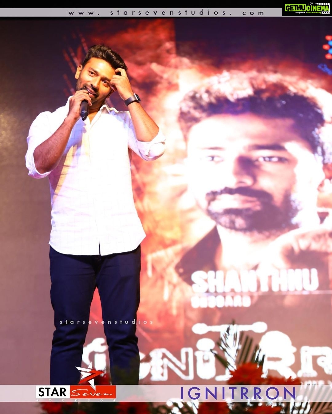 Shanthanu Bhagyaraj Instagram - Had a super time at @ignitrron_kpriet 2020 #KPR college #coimbatore π A warm welcome from students is always a pleasure and they were a fantastic bunch π₯π Thank you for the love guys and thanks for the pics @star_seven_studios ππ»π
