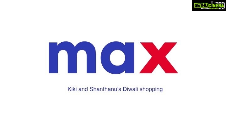 Shanthanu Bhagyaraj Instagram - Diwali magizhchi pongum dipa oli.. 😊 Shopping with @kikivijay11 at everyone’s favourite #maxshowroom #expressavenue #FestiveFashion ##MaxFestiveFashion #MaxFestivities #MaxFashion
