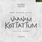 Shanthanu Bhagyaraj Instagram – #ManiRatnam sir presents 
#VaanamKottattum #வானம்கொட்டட்டும் 💛🔥👍🏻 A @sidsriram musical 🎶 
Privileged to be part of this😊
@madrastalkies 
Directed by #Dhana 
#PreethaJayaraman @iamvikramprabhu @aishwaryarajessh @madonnasebastianofficial @radhika_sarathkumar @r_sarath_kumar @amitash12 @nandaa_actor