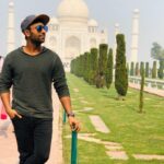 Shanthanu Bhagyaraj Instagram – Chennai to Agra 💛