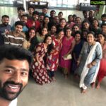 Shanthanu Bhagyaraj Instagram - Happy Vijayadashami 💛 Thank you @varusarathkumar for being a part of #kikisdancestudio 💛😊
