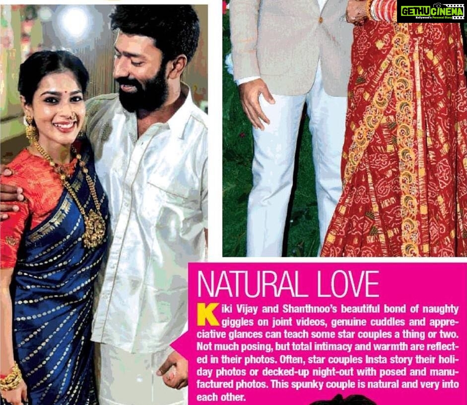 Shanthanu Bhagyaraj Instagram - thank you @chennaitimestoi 💛😊 @kikivijay11