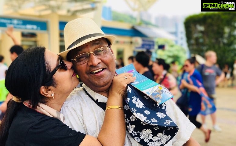 Shanthanu Bhagyaraj Instagram - 34 yrs and the Romance is still in the air 💖💛 *touchwood* Happy anniversary Amma and Appa 💛 Stay happy and blessed always 😘