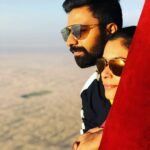 Shanthanu Bhagyaraj Instagram - @kikivijay11 ❤️💛😊 Hot Air Balloon Dubai