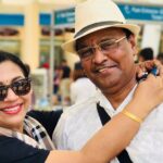 Shanthanu Bhagyaraj Instagram - 34 yrs and the Romance is still in the air 💖💛 *touchwood* Happy anniversary Amma and Appa 💛 Stay happy and blessed always 😘