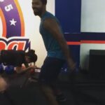 Shanthanu Bhagyaraj Instagram - And that’s the #F45 mood 😂😂🤪🤪 Thats how you work on that a** and triceps 🙄🤪😂 @f45training_nungambakkam @deeptiakki #f45training #trainingisfun #fitness #moodchanging F45 Training Nungambakkam - Basement