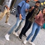 Shanthanu Bhagyaraj Instagram – #Gundumalli with the new lover boy in town @sakthii___ 🤩😍😅 Fun on sets with @jananihere_ & @theabishekkumar 🎉🤩