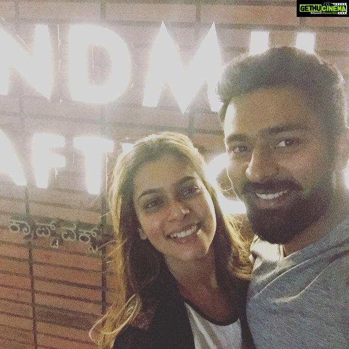 Shanthanu Bhagyaraj Instagram - Windmill ππβΊοΈβΊοΈπππ with @kikivijay11 #Bengaluruuuu