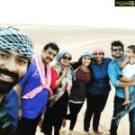Shanthanu Bhagyaraj Instagram – Dubai #Deserts #Safari #peaceandlove #Bliss #familytime❤️ #vacationmodeon😎 #2017💪 @kikivijay11 @mahu3784 @sharanyabhagyaraj  @poornimabhagyaraj @nishkrish Desert Safari Dubai