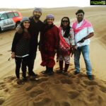 Shanthanu Bhagyaraj Instagram - Dubai #Deserts #Safari #peaceandlove #Bliss #familytime❤️ #vacationmodeon😎 #2017💪 @kikivijay11 @mahu3784 @sharanyabhagyaraj @poornimabhagyaraj @nishkrish Desert Safari Dubai