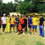 Shanthanu Bhagyaraj Instagram - A fantastic morning training session @Spic YMCA with #TrainerPadhu and my boys ☺️☺️ all set for the Sunday match chennai vs Mumbai