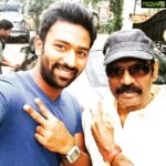 Shanthanu Bhagyaraj Instagram - With my most fav comedian/artist ☺️ a legend 👍and yes ppl I'm on Instagram finally 😁😁