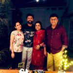 Shanthanu Bhagyaraj Instagram - The never ending love I see between both of you, makes me believe in “Forever”❤️ 38 years into marriage & both of you still have that expectation on each other like newly weds😍 Keep smiling always, Stay Happy, Stay Blessed😇 Love you Amma and Appa #HappyAnniversaryKBRPoornima @kbrs_.show @poornimabhagyaraj @kikivijay11 @sharanyabhagyaraj