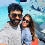 Shanthanu Bhagyaraj Instagram - Wings to Remember😍 @mantaair Sea plane transfers💛 #maldives @kandima_maldives @touronholidays @oneaboveglobal Kandima Maldives