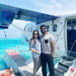 Shanthanu Bhagyaraj Instagram - Wings to Remember😍 @mantaair Sea plane transfers💛 #maldives @kandima_maldives @touronholidays @oneaboveglobal Kandima Maldives