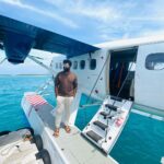 Shanthanu Bhagyaraj Instagram - Wings to Remember😍 @mantaair Sea plane transfers💛 #maldives @kandima_maldives @touronholidays @oneaboveglobal Kandima Maldives