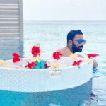 Shanthanu Bhagyaraj Instagram - A vacation is having nothing to do and all day to do it in #Maldives 🏖 Can’t wait to get back to @kandima_maldives 😍💛 @touronholidays @oneaboveglobal #letstouron #touronmoments Kandima Maldives