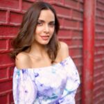 Shazahn Padamsee Instagram - Spring vibes 💜 in love w this gorg @mandirawirkhq off shoulder dress! 📸 @shreyfilms #reels #fashion #reelsinstagram #reelsvideo #explore #feelitreelit #reelsindia #reelkarofeelkaro