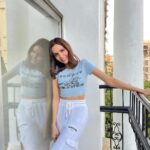 Shazahn Padamsee Instagram - Comfy but cute 👧 loving my super chill joggers from @bonkers.corner