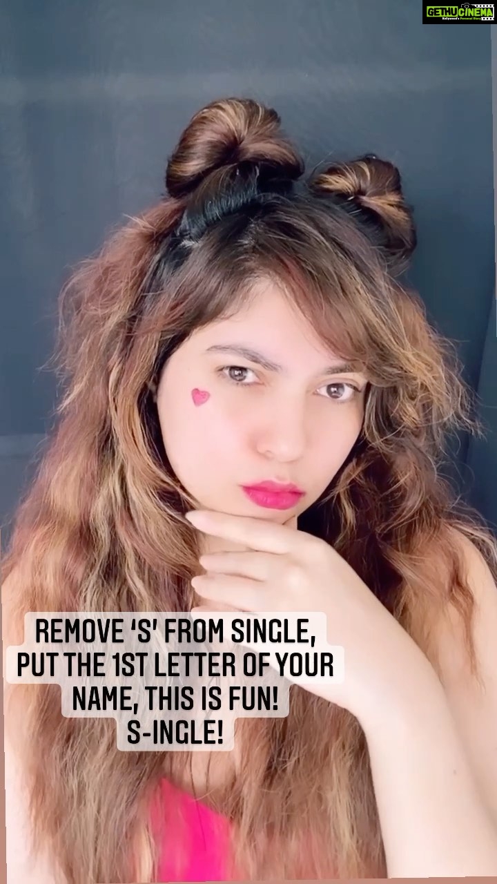 Sherin Instagram - Now you try it! It was most certainly NOT fun for me 😑 . . . . #foreversingle #single #sherin #tamilreels #reels #trending #trendingreels #trend