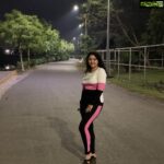 Shriya Sharma Instagram - Sparkle with the moon 🌝 Forever a night person 🌟 Wearing this lovely track suit from @yourchoice724 for a quick evening walk! #Nightperson #Eveningwalks #Shriyasharma