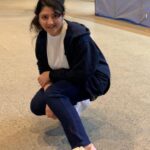 Shriya Sharma Instagram - Wearing this cool knotted pant combo from @_draperr_ and the cool shoes from @trendingstyle20 🥰🥰🥰