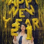 Shriya Sharma Instagram – Happy New Year 2021! 💫
This year has been a  roller coaster ride!
Partying at home wearing this comfortable party outfits from @thrayambaka_boutique 💜

#shriyasharma