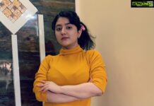 Shriya Sharma Instagram - Wearing this cool winter top from @_candpick_ 😍😍 #shriyasharma