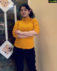 Shriya Sharma Instagram - Wearing this cool winter top from @_candpick_ 😍😍 #shriyasharma
