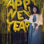 Shriya Sharma Instagram - Happy New Year 2021! 💫 This year has been a roller coaster ride! Partying at home wearing this comfortable party outfits from @thrayambaka_boutique 💜 #shriyasharma