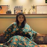 Shriya Sharma Instagram - The background summarises my story (journey) ✨ Wearing this beautiful Khaftan from @byogi.official #shriyasharma