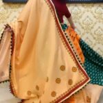 Shriya Sharma Instagram - Missing Navratri this season! Wearing this beautiful lehenga from @nandcraftz ❤️❤️ Earings - @potlies #shriyasharma