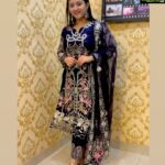 Shriya Sharma Instagram - Live elegantly! Wearing @anayah_collection 💙
