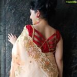 Shriya Sharma Instagram – Wearing this beautiful Organza Saree from @adornelegance 
💕💕