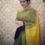 Shriya Sharma Instagram – Thank you for this Beautiful Khadi  Saree @ss_fashion_boutique_ 💕

#InLoveWithIt