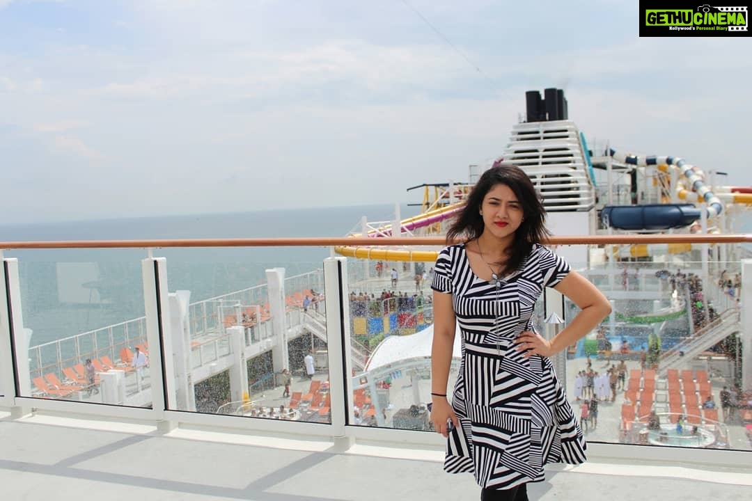 Shriya Sharma Instagram - One item from the bucket list done ✅ #Cruise ❤