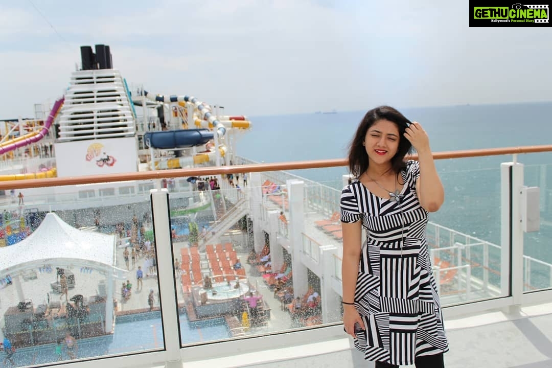 Shriya Sharma Instagram - One item from the bucket list done ✅ #Cruise ❤