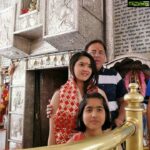 Shriya Sharma Instagram - Had the honorable opportunity of meeting the chief minister of my birth place, Himachal Pradesh, Shri VirBhadra Singh, his wife Shrimati Prathiba Singh and his Son Vikramaditya Singh! Virbhadra Singh ji's dedication and niceness even at this age is inspiring ! Had wonderful time at the temple.. And thank you to the authorities for the Momento and the wonderful pooja! #Blessed. Chamunda Devi Mata