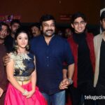 Shriya Sharma Instagram - With the Mega Mega Star #Chiranjeevi Sir, i am speechless... How the world goes round, my first film in Telugu was with him and here again as a lead i got to have his blessings. Means a lot....