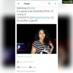 Shriya Sharma Instagram - Watched #Sultan first day first show! Amazing. 💜 My twitter account is - starshriya