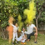 Shweta Bhardwaj Instagram - Happy holi 😍😍😍😍🙏🙏🙏🙏from our family to yours wish the life is full of beautiful colours blessings happiness tha🙏