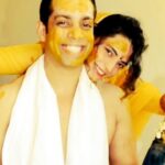 Shweta Bhardwaj Instagram - And this was r good morning 7 year back on 13 may #haldiceremony ... clothes credit @poojashukkla
