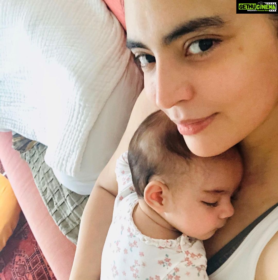 Shweta Bhardwaj Instagram - I feel safe when ur wrapped around me in my arms next to my heart my heart💓 #stayhome 🏠 #staysafe