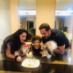 Shweta Bhardwaj Instagram - Happy birthday 🥳 to the my baby I gave birth to with my on hand ... 7 year old baby ur 2day thanks chanchan for giving us Shev wish u super happy healthy long life my pride and joy @chanchanshev proud mom dad @salilacharya @shivvyaashwetame